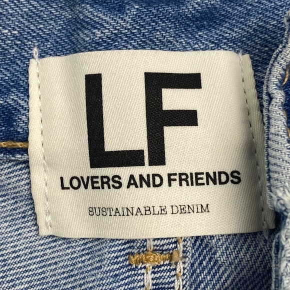 LOVERS + FRIENDS Devon High Rise 90’s Cut Off in Boardwalk Wash size 25 - Picture 5 of 9